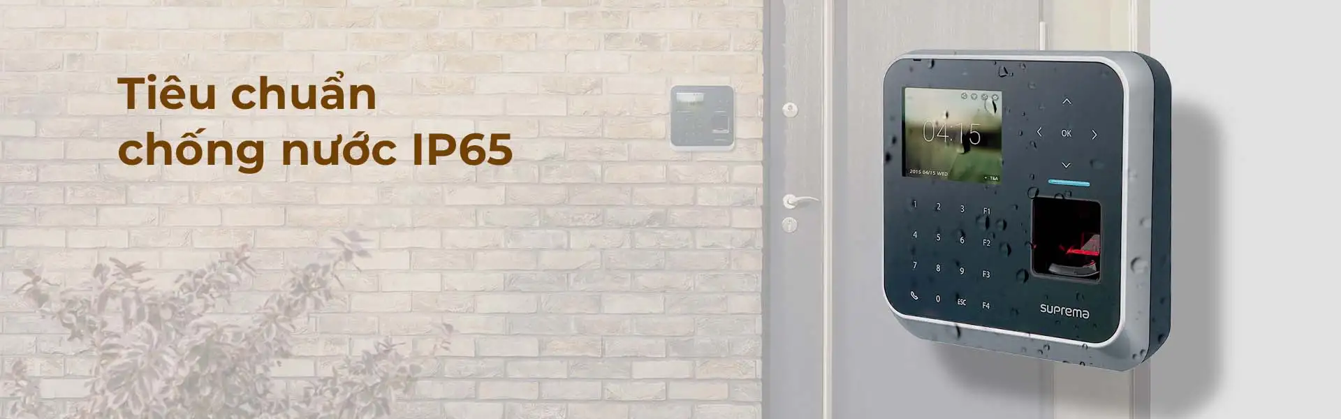 Máy chấm công vân tay BS2-OEPW chống nước đạt chuẩn IP65