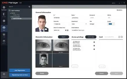 Phần mềm CMID Manager V2 quản lý người dùng đơn giản