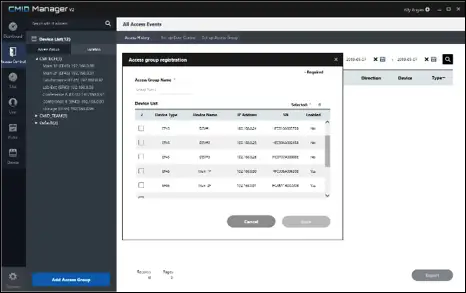 Phần mềm CMID Manager V2 Kiểm soát truy cập và Quản lý nhóm tối ưu