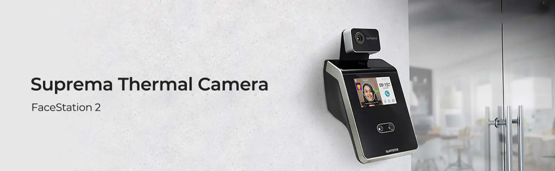 Module đo thân nhiệt Suprema Thermal Camera được tích hợp với máy chấm công khuôn mặt