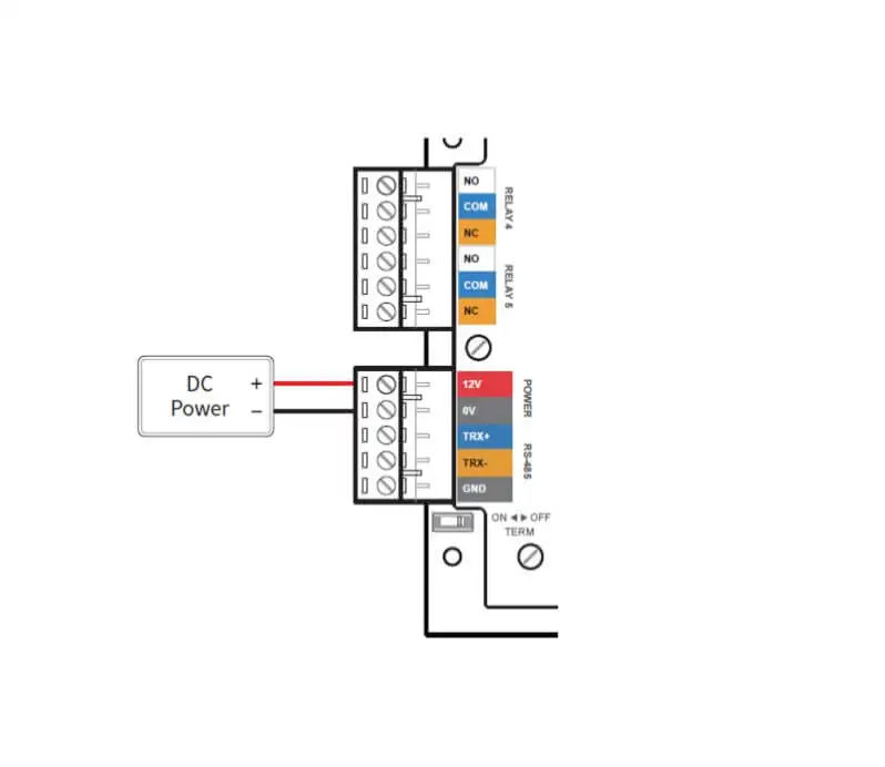 Kết nối OM-120 với nguồn điện