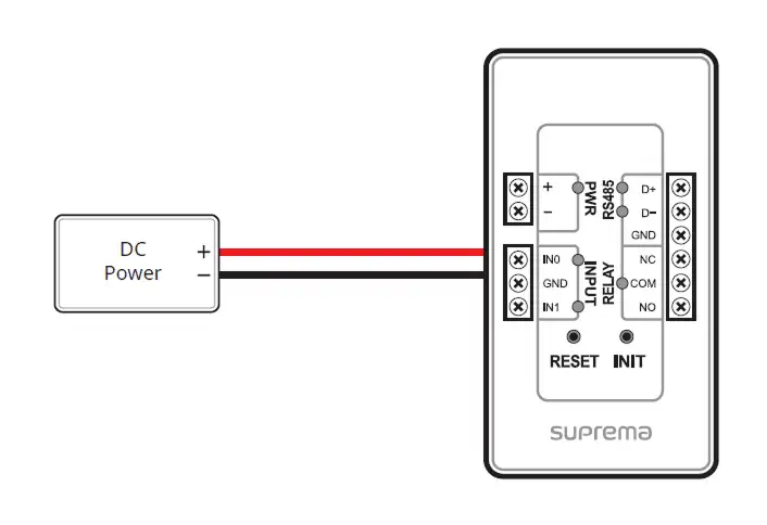 Hướng dẫn lắp đặt Secure SIO2: Kết nối nguồn điện