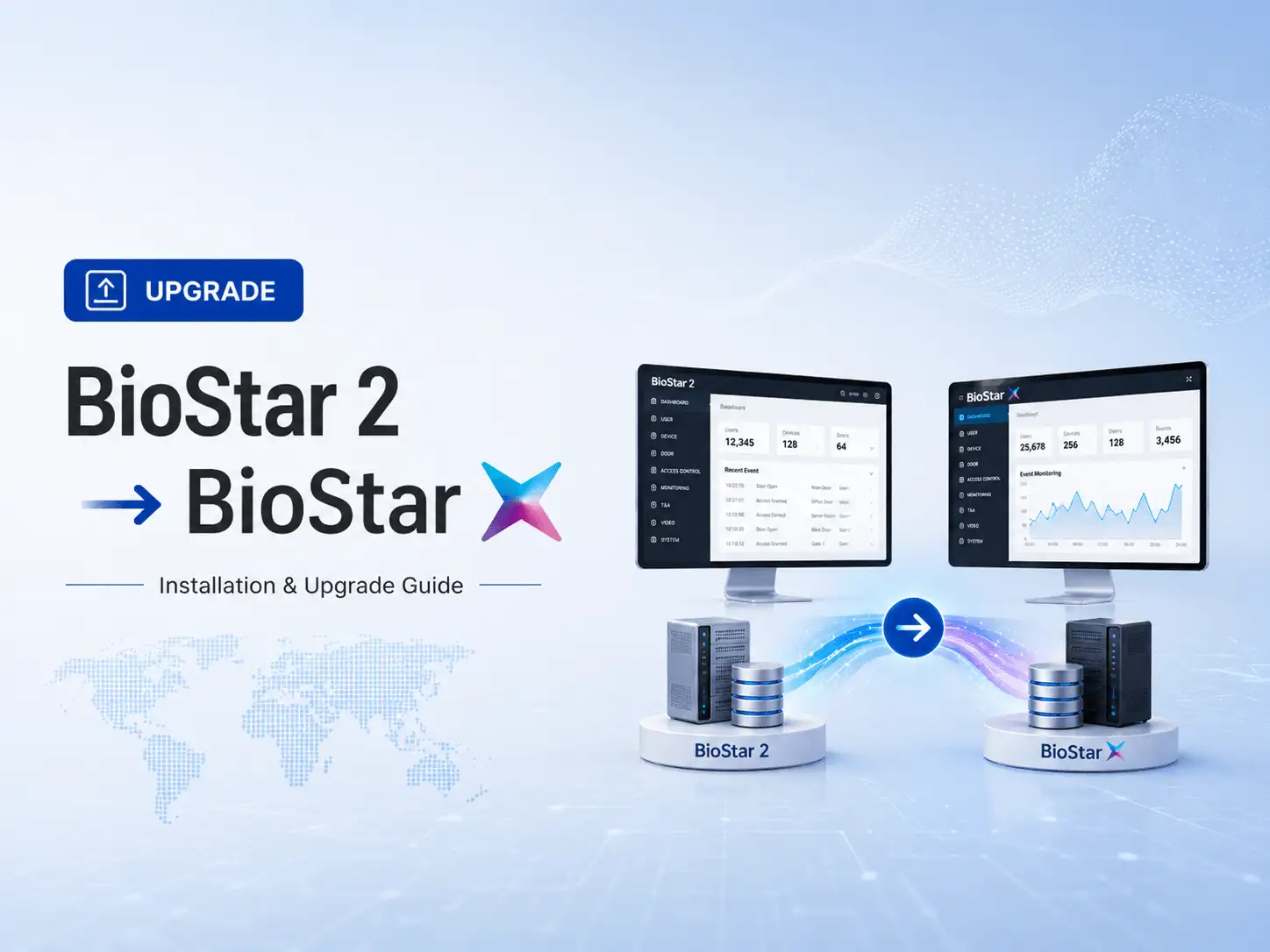 Hướng dẫn nâng cấp từ BioStar 2 lên BioStar X